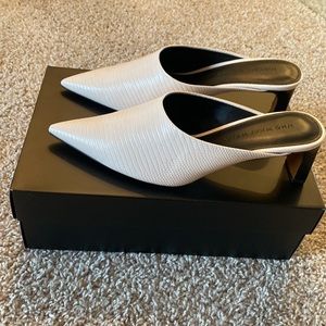 Who what wear Kayla kitten heel mule beige